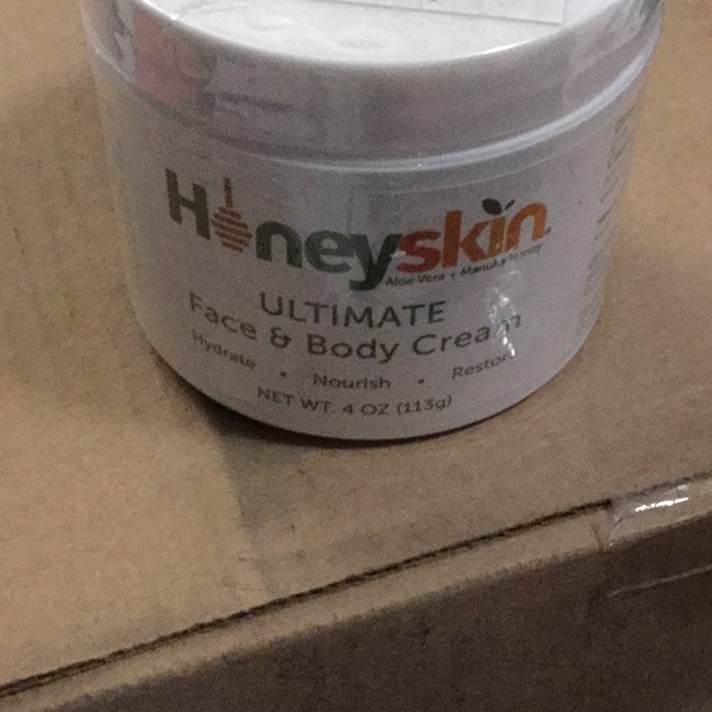 Honey skin ultimate face & body cream New/Still sealed